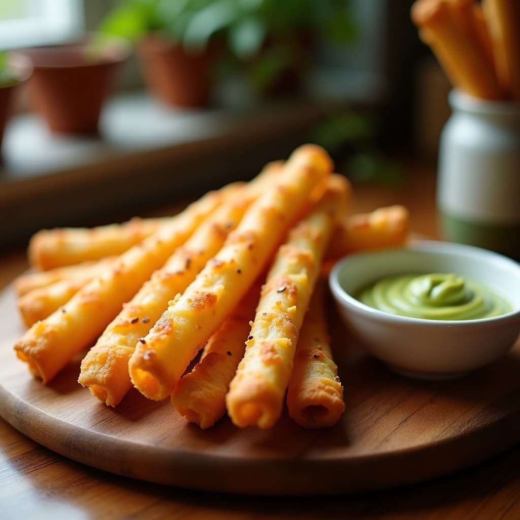 Tequeños de Queso Vegano y Harina de Arroz: Aperitivo Venezolano en Airfryer
