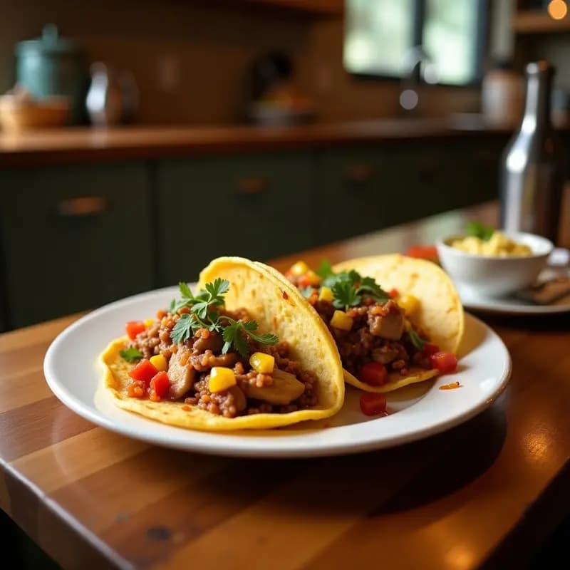 Tikz Tacos de Cordero al Horno: Receta Marroquí Especiada y Baja en Grasas