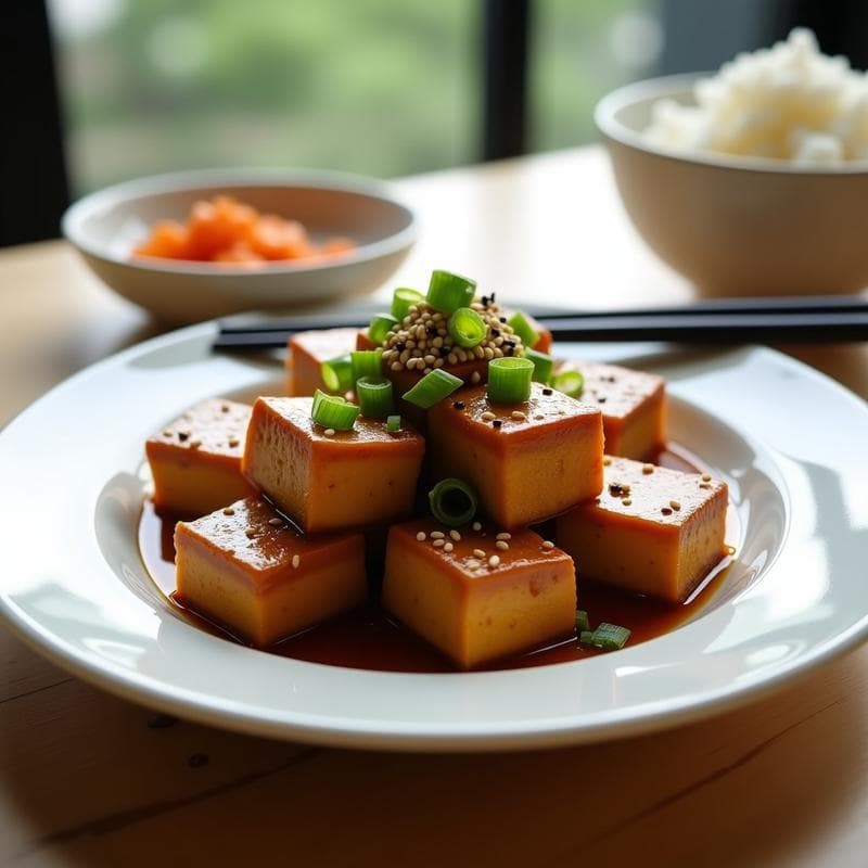 Tofu al Vapor con Salsa Teriyaki de Tamari: Receta Vegana en Thermomix Sin Gluten