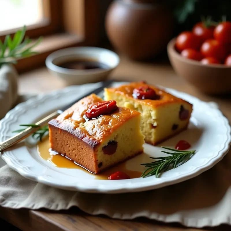 Torta de Aceite con Vinagre Balsámico y Tomates Secos: Desayuno Andaluz Sin Gluten