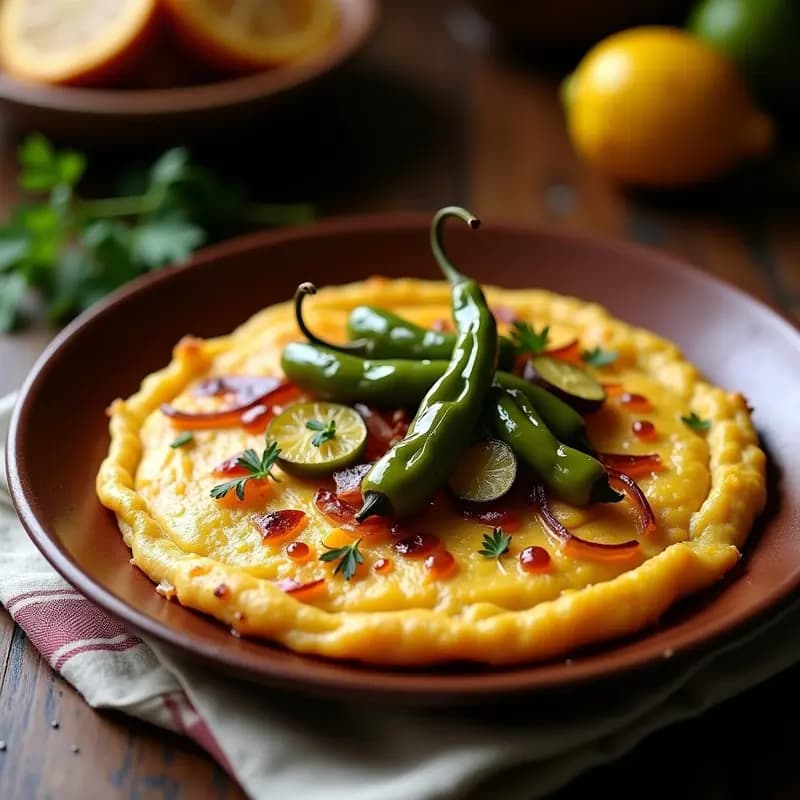 Tortilla Española con Pimientos del Padrón: Receta Tradicional con Toque Gallego