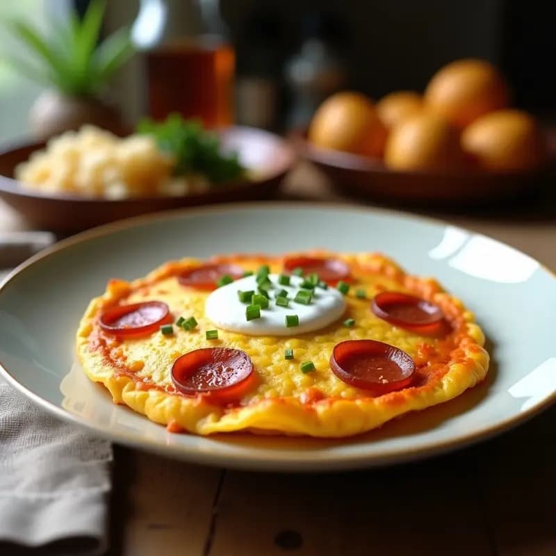 Tortilla de Patata y Chorizo Ibérico con Truco Crujiente: Receta de Abuela en 20 Minutos