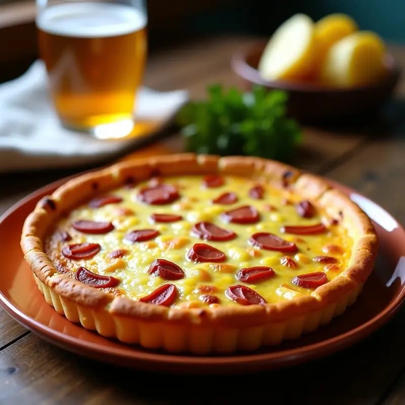 Tortilla de Patata y Chorizo a la Sidra: Receta Asturiana con Toque Afrutado