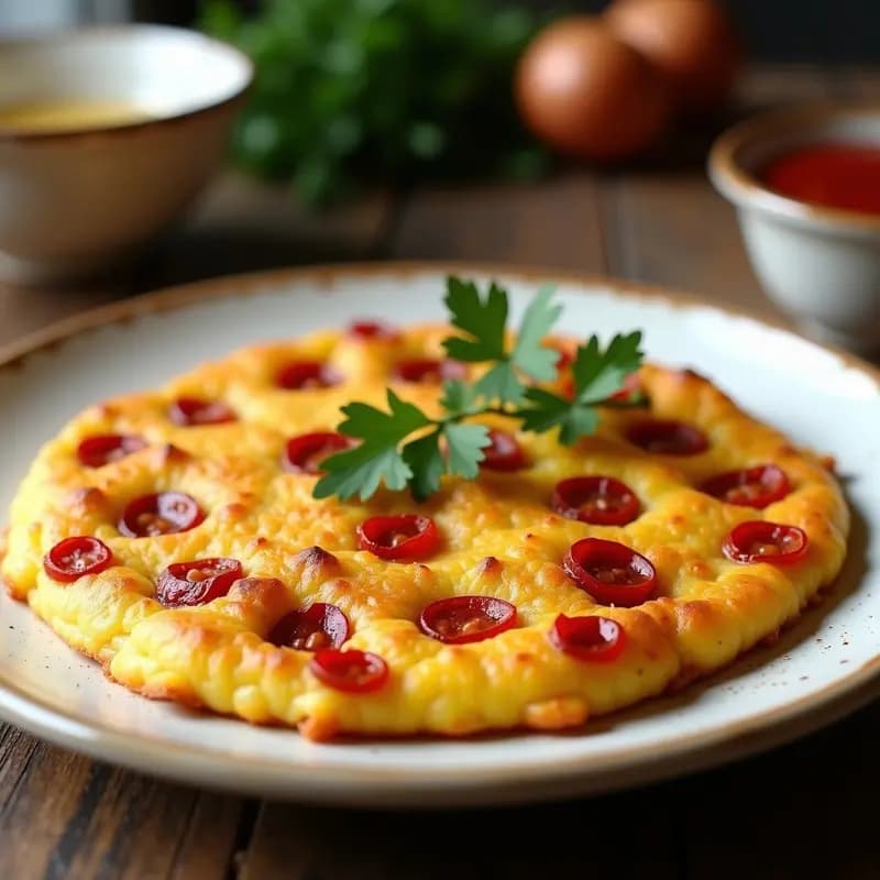 Tortilla de Patatas con Pimientos Choriceros: Receta Vasco-Navarra con Toque Ahumado
