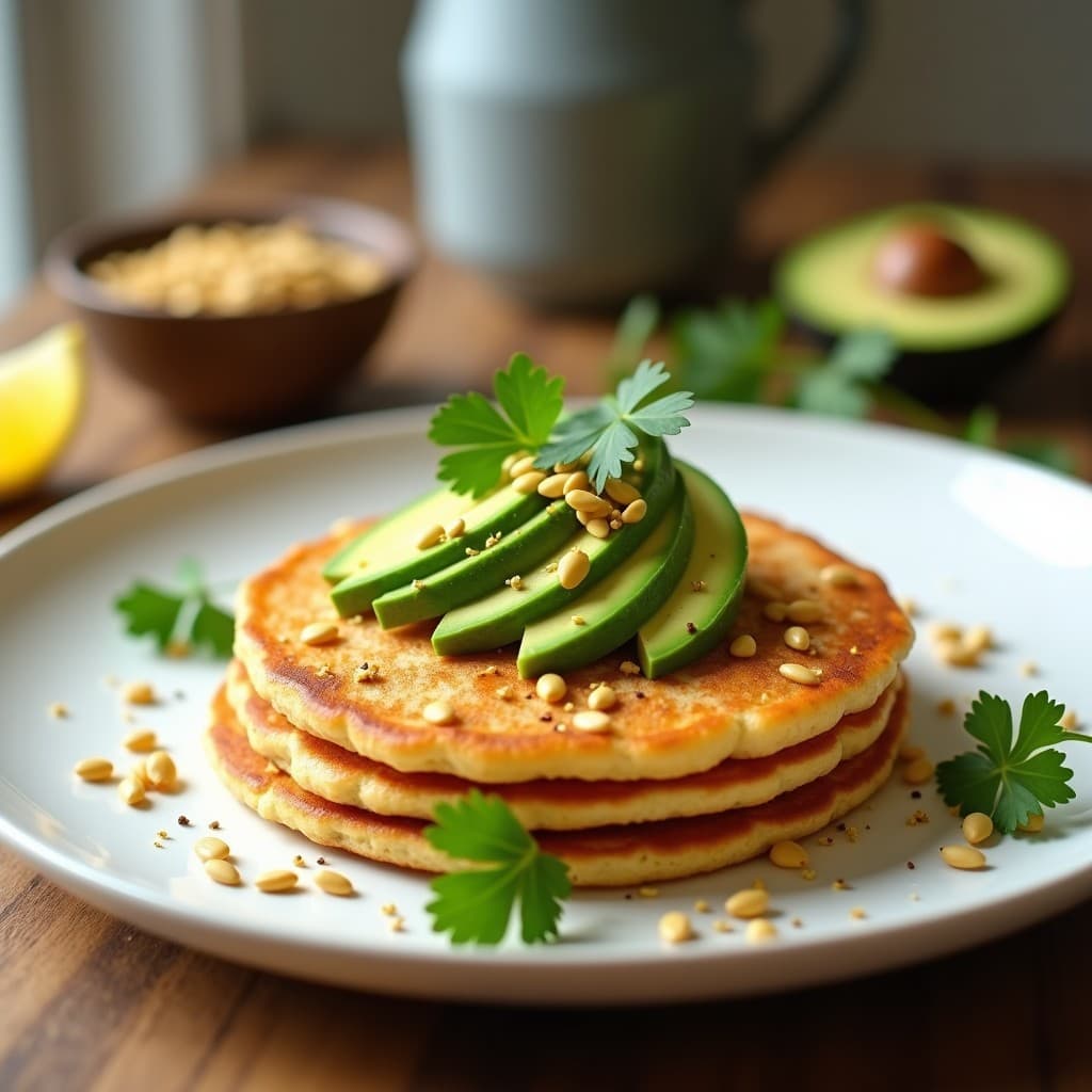 Tortitas de Arroz Integral con Aguacate y Semillas de Girasol: Desayuno Sin Gluten