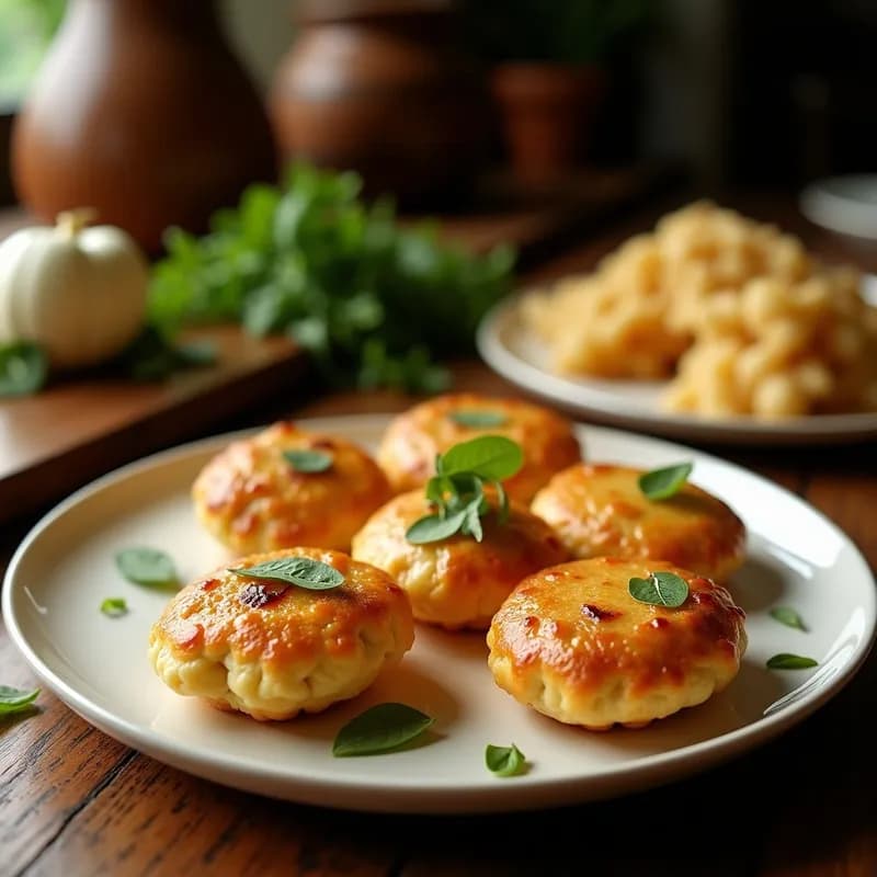 Tortitas de Maíz Rellenas de Queso Brie: Receta en Horno Crujiente y Gourmet