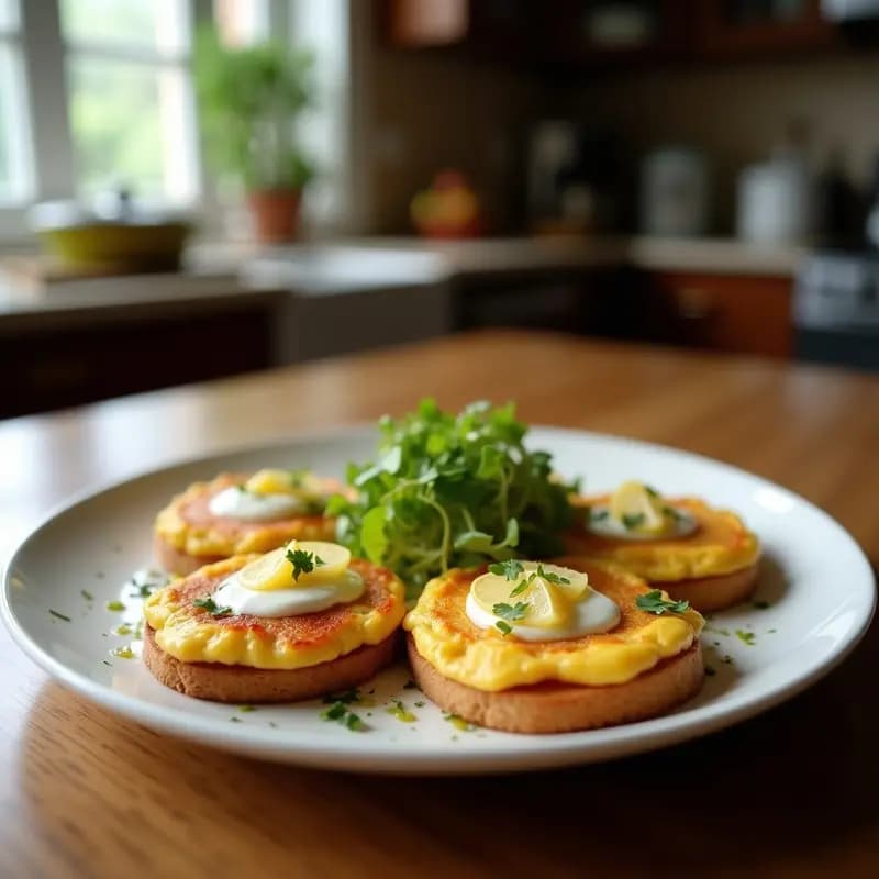 Tostadas de Pan de Trigo Sarraceno con Crema de Anacardos y Rodajas de Manzana Verde