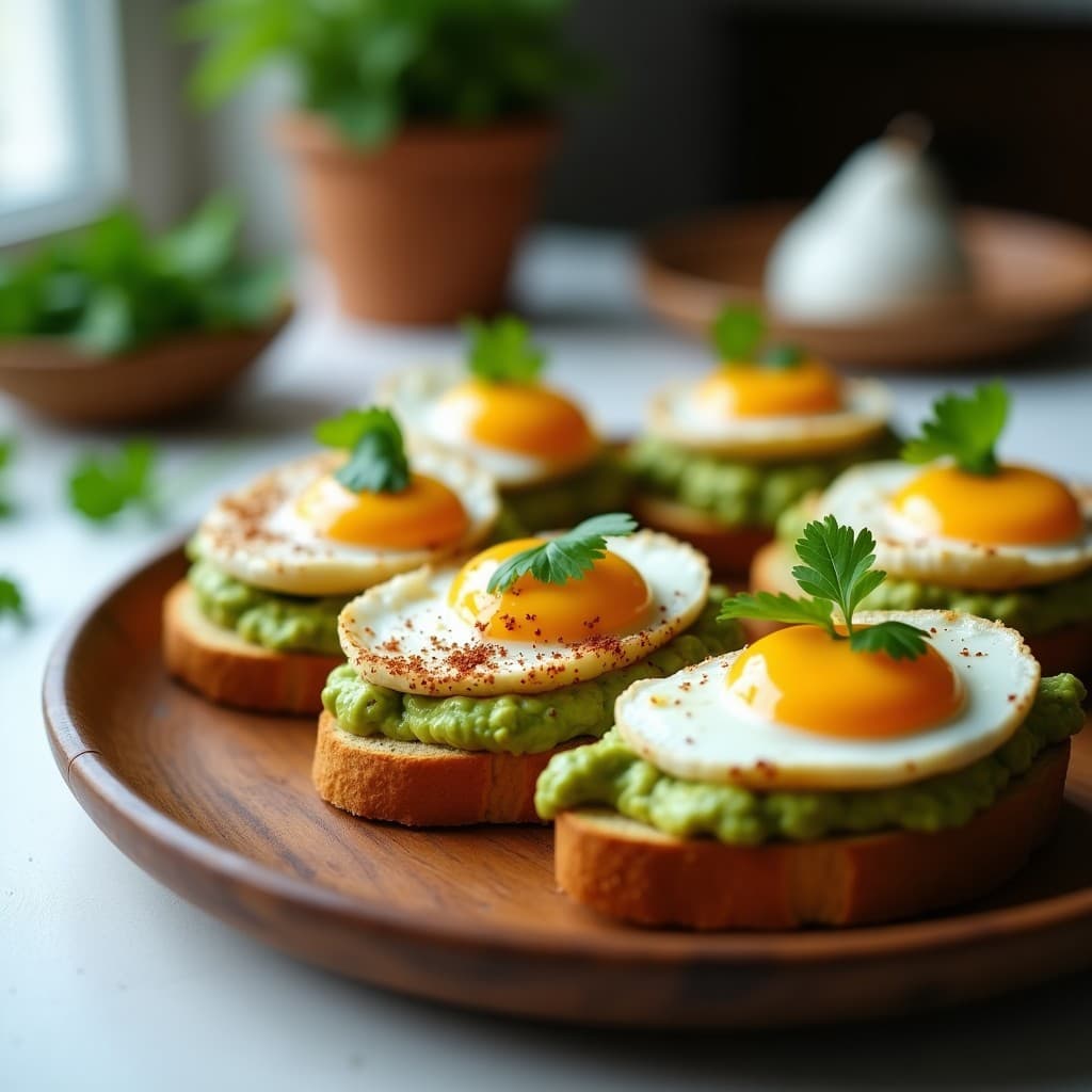 Tostadas de Pan de Yuca con Toppings de Palta y Huevos de Codorniz: Receta Sin Gluten y Keto