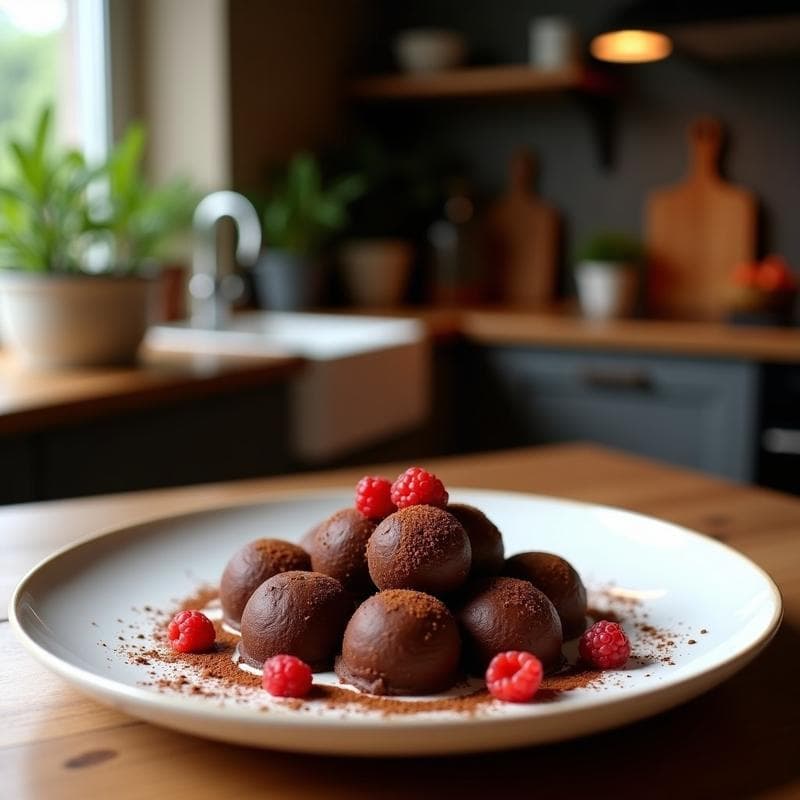 Trufas de Cacao y Acerola: Postre Brasilero Sin Azúcar y Alto en Vitamina C