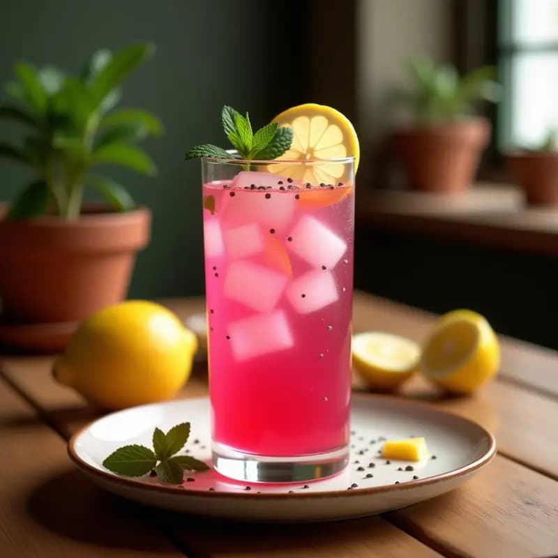 Agua Fresca de Pitahaya y Limón: Refresco Mexicano Sin Azúcar y Diurético