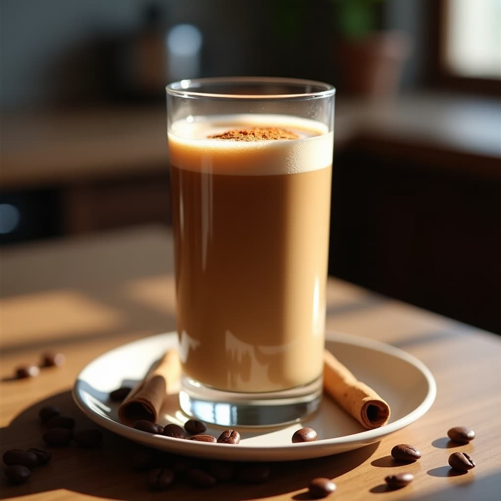 Batido de Café y MCT Oil con Canela: Bebida Cetogénica para Energía Matutina