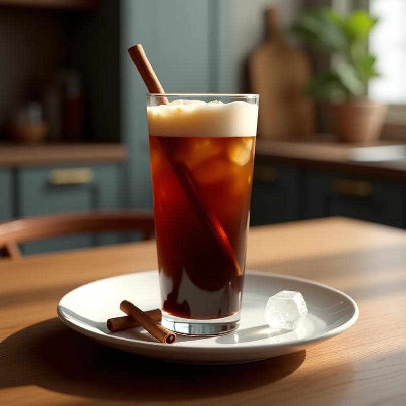 Bebida de Café Frío con Esencia de Vainilla y Canela: Receta Latinoamericana Sin Azúcar y Alta en Energía