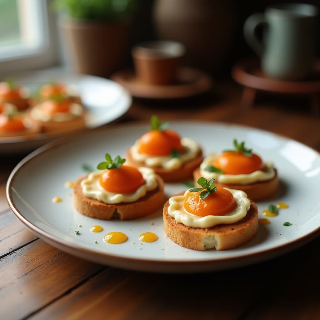 Canapés de Pan de Lino con Paté de Aceitunas Negras y Alcaparras: Entrante Histórico Romano Sin Harina