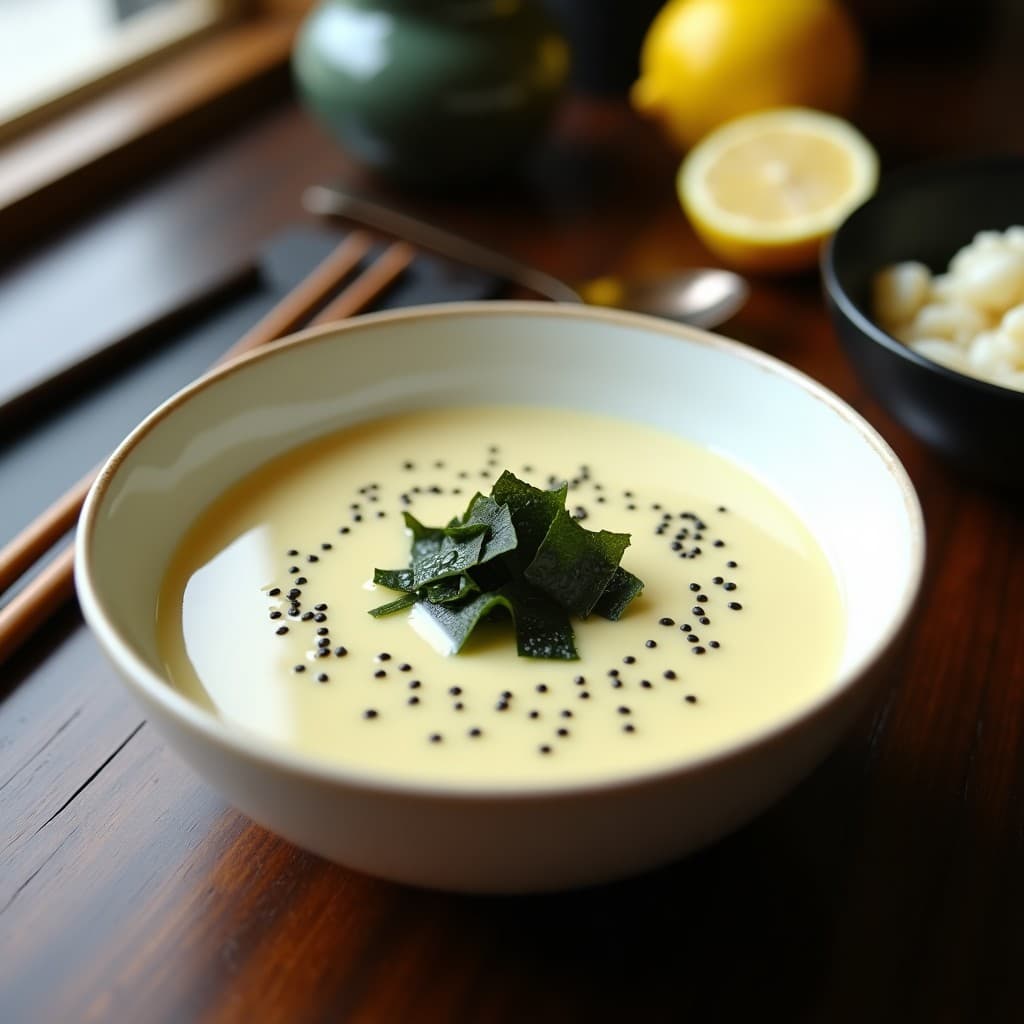 Crema de Apio Nabo y Wasabi: Sopa Japonesa Desintoxicante en Olla Exprés