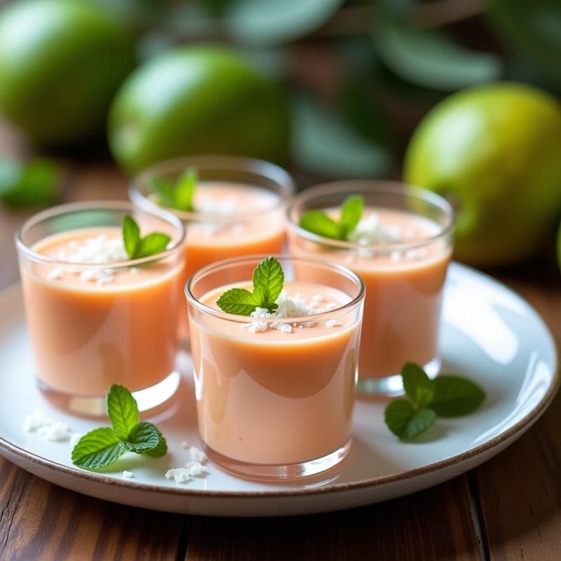Crema Fría de Guayaba y Yogur Griego: Receta Brasilera Sin Lactosa en 10 Minutos
