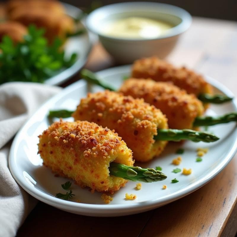 Croquetas de Quinoa y Espárragos Trigueros: Receta Sin Harina en Airfryer