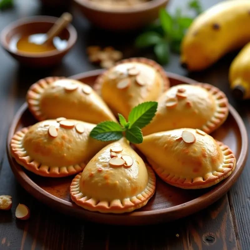 Empanadas de Plátano Macho y Queso de Cabra: Receta Dominicana Dulce-Salada y Sin Harina