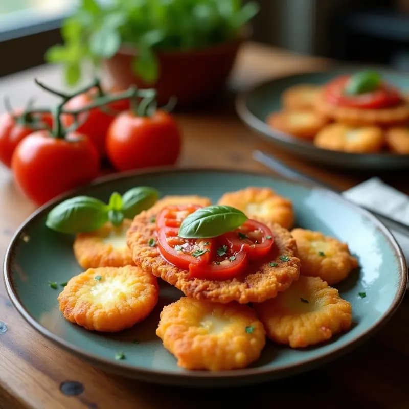 Frituras de Queso Mozzarella con Salsa de Tomate Casera: Crunch Puro en Cada Bocado
