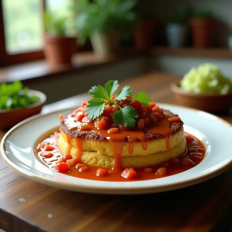 Pastel de Carne y Puré de Ñame con Salsa Criolla: Receta Colombiana Tradicional