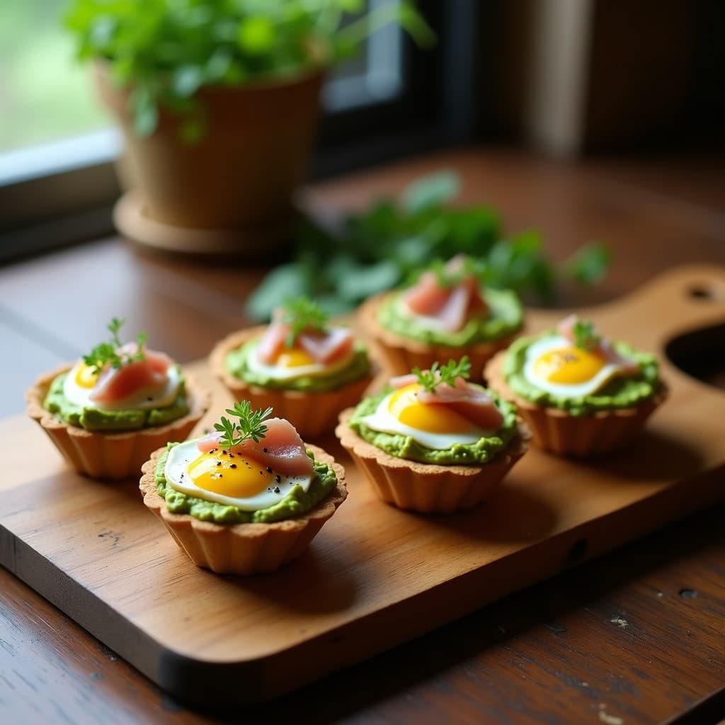Tartaletas de Aguacate y Atún con Huevo Poché: Receta Rápida Sin Gluten