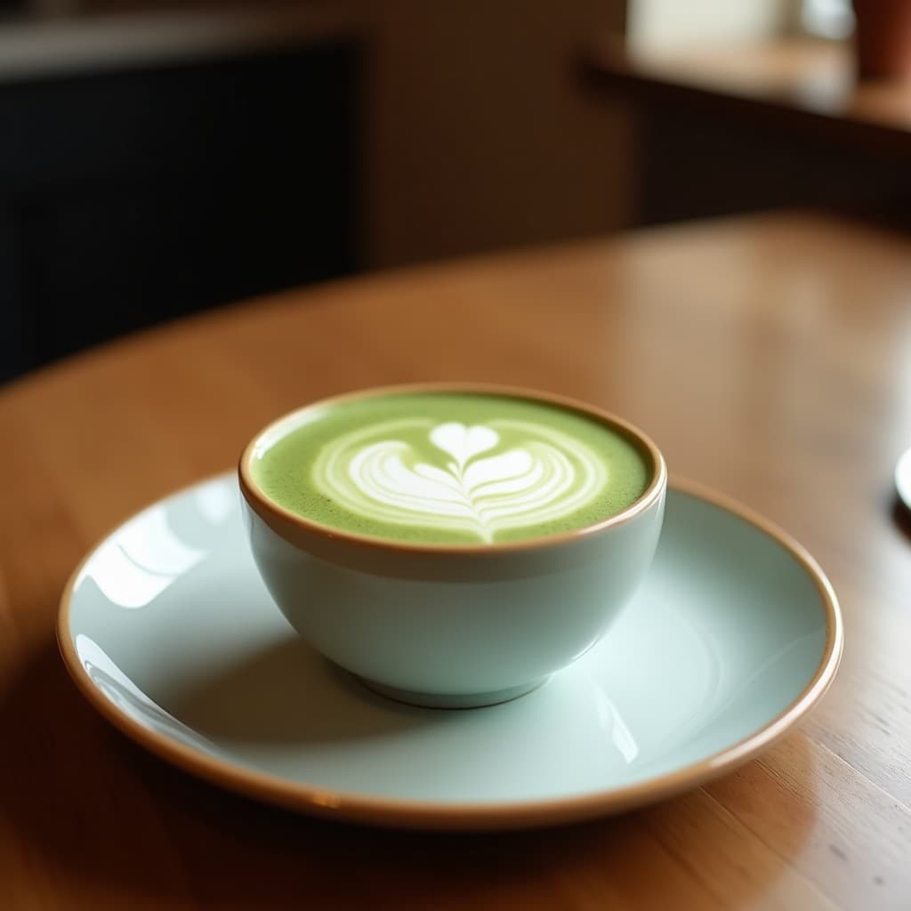 Té Verde Latte con polvos de Maca y Canela: Bebida Energética Antiestrés