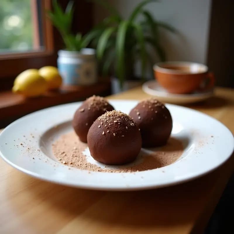 Trufas de Preguntas y Respuestas con Cacahuete y Cacao: Postre Colombiano Energético Sin Azúcar