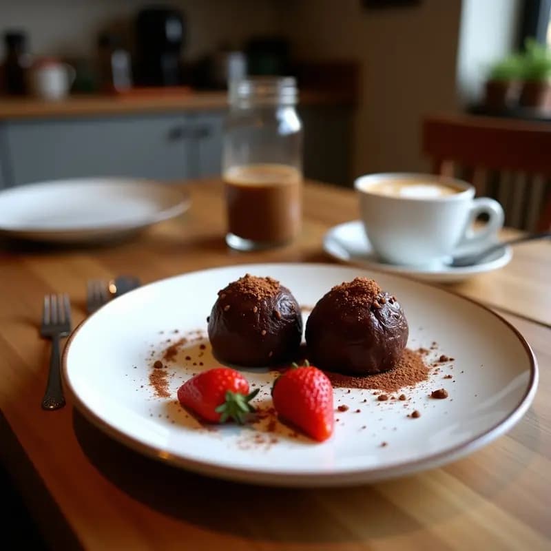 Trufas de Chocolate con Chili y Café: Postre Mexicano con Toque Picante y Amargo