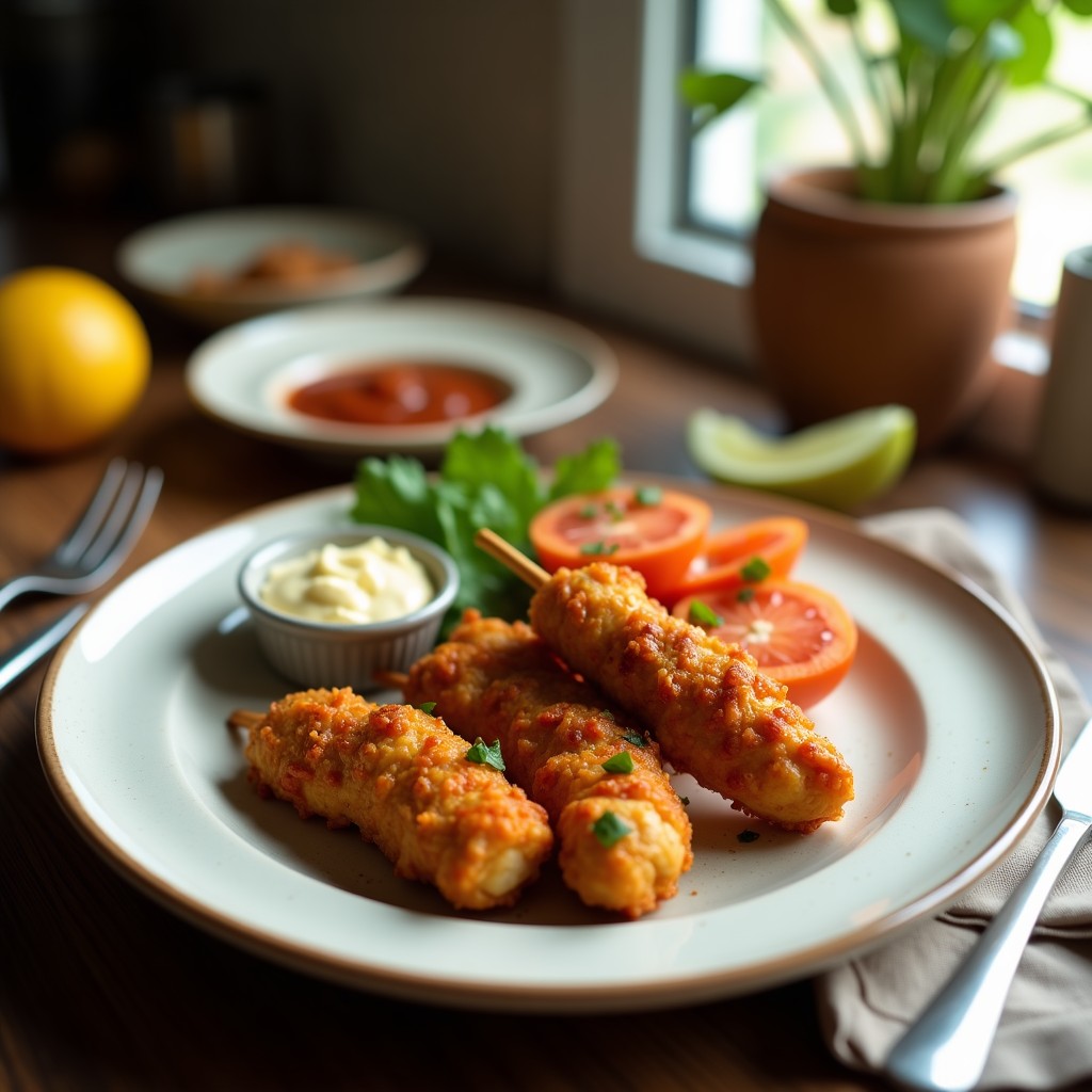 Brochetas de Pollo Satay con Salsa de Cacahuete Casera: Receta Fácil, Cremosa y Llena de Sabor en 30 Minutos