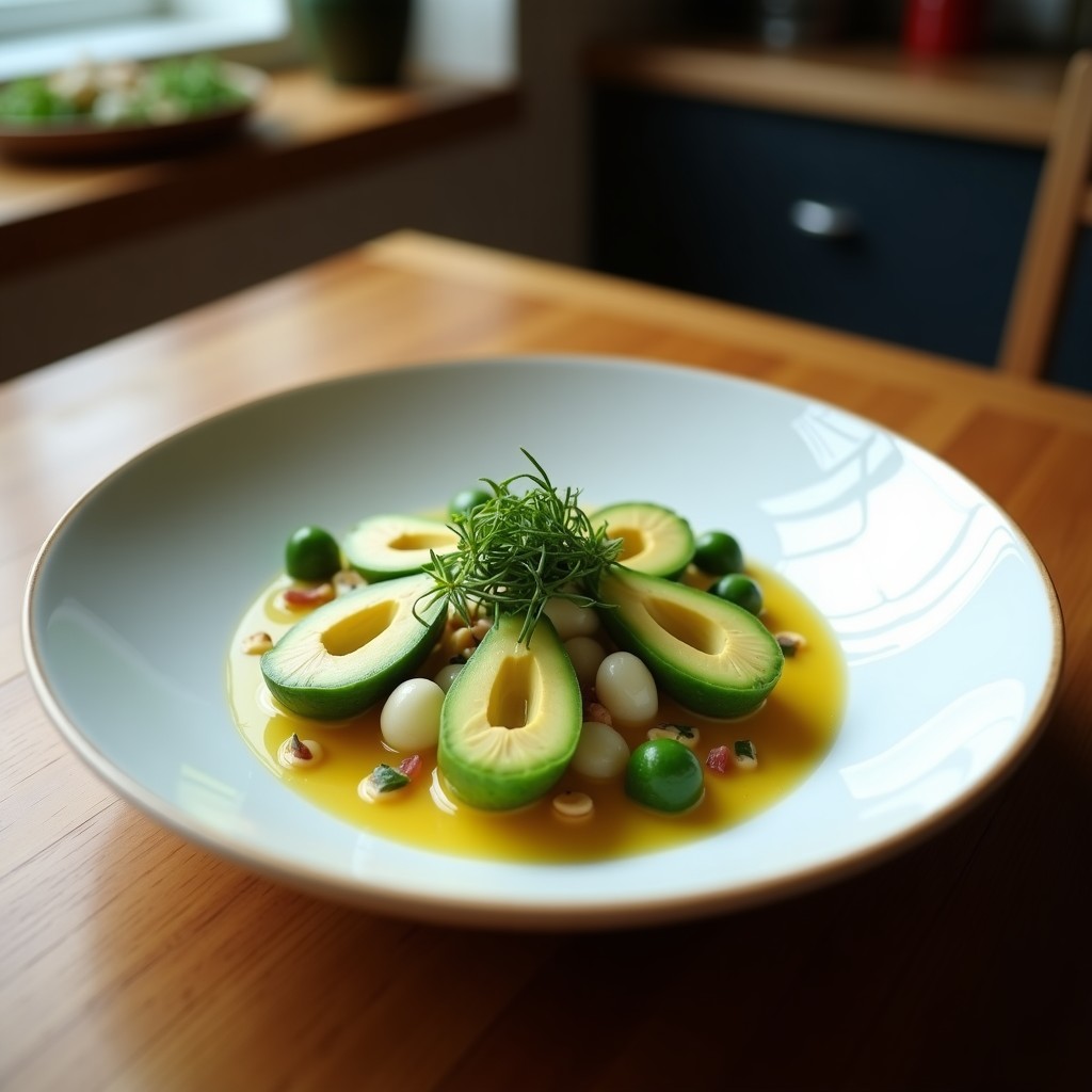 Cebiche Vegano de Corazón de Palma y Algas: Receta Fresca con Aguacate en 15 Minutos