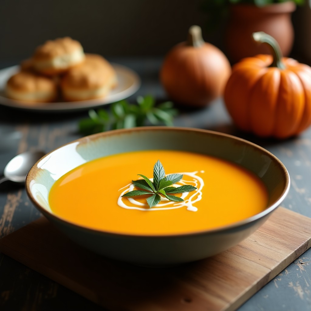 Crema de Calabaza y Leche de Coco con Jengibre: Receta Cremosa, Vegana y Aromática en 30 Minutos
