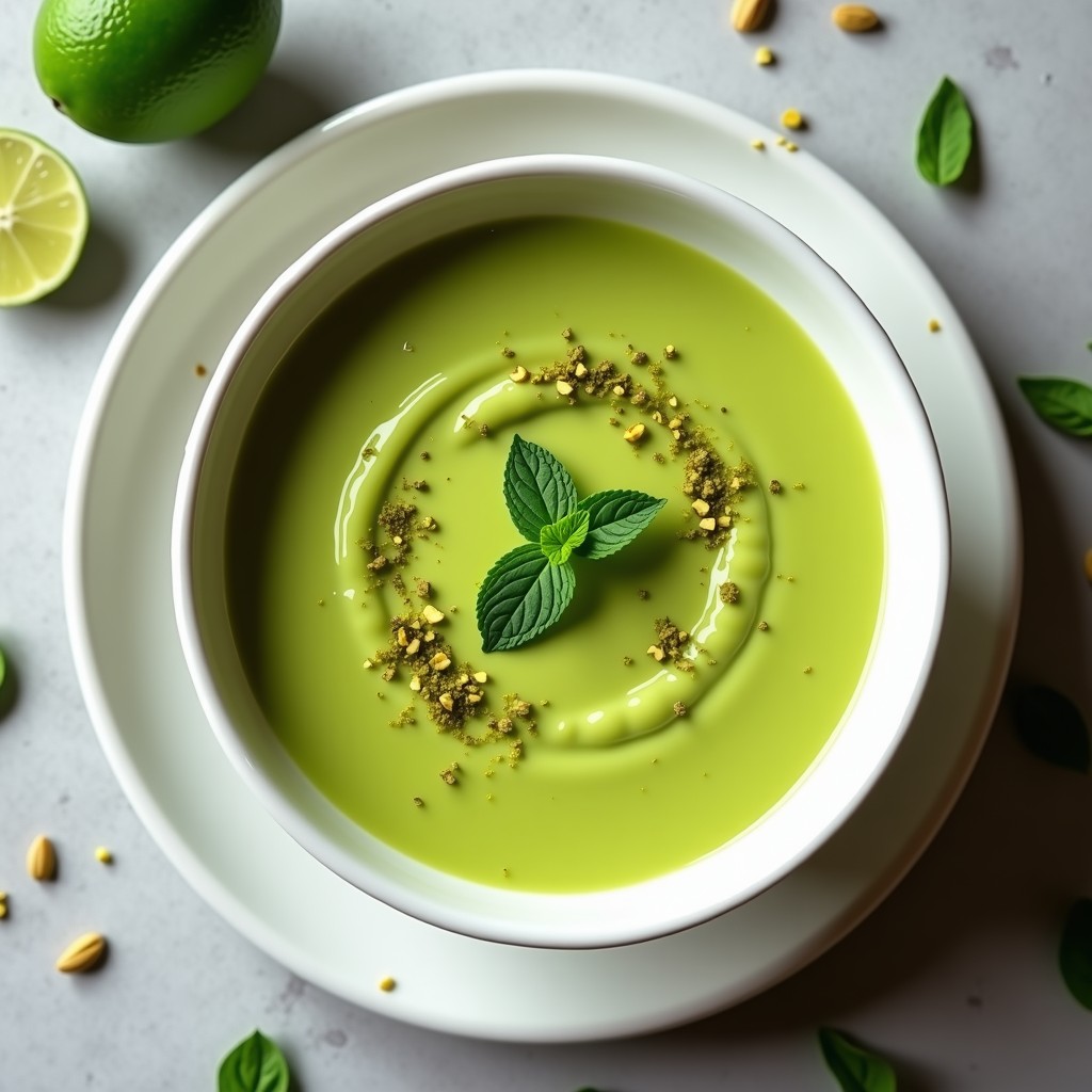 Crema de Calabacín y Aguacate con Menta y Lima: Receta Vegana, Sin Gluten y Refrescante en 10 Minutos