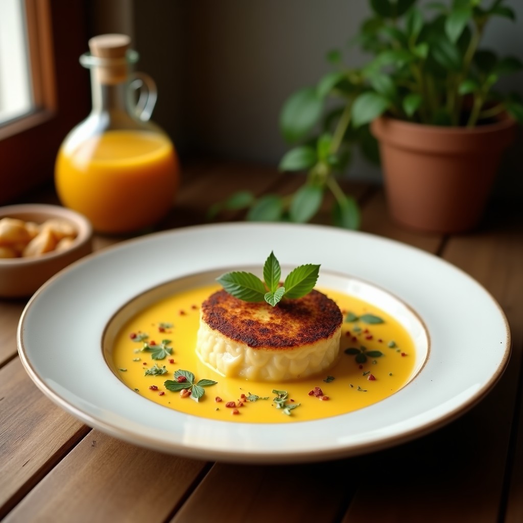 Crema de Calabacín y Albahaca con Crujiente de Panceta: Cremosa, Fácil y Llena de Sabor en 30 Minutos