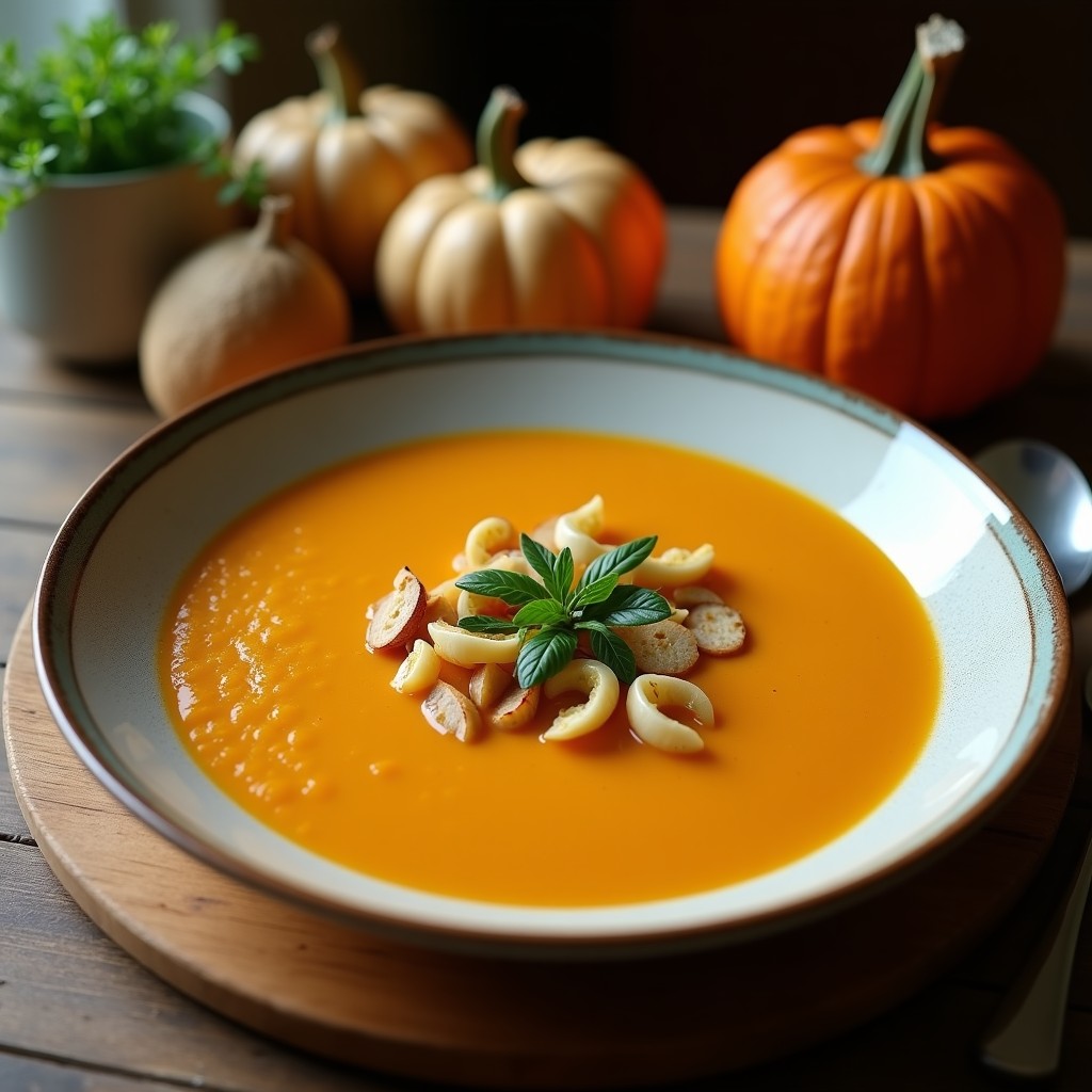 Crema de Calabaza Asada con Jengibre y Leche de Coco: Receta Cremosa, Vegana y Fácil