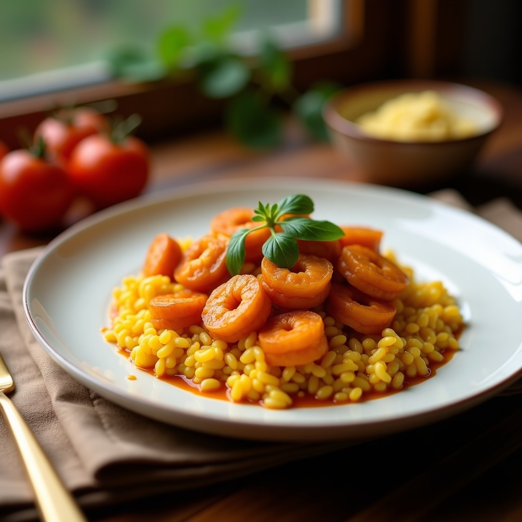 Curry Rojo Cremoso de Gambas y Calabaza con Arroz Jazmín: Receta Tailandesa Fácil y Aromática en 30 Minutos