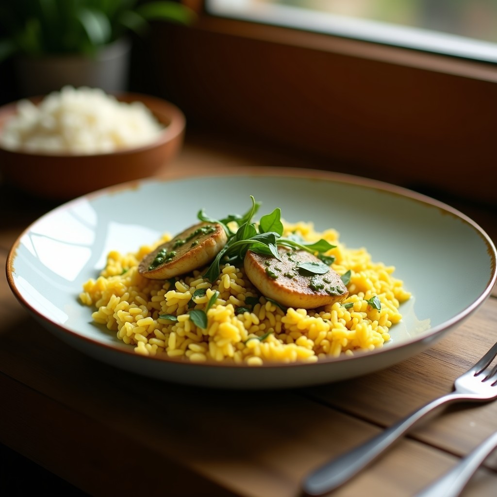 Curry Verde Cremoso de Merluza y Espinacas con Arroz Jazmín: Receta Tailandesa Fácil y Aromática en 30 Minutos