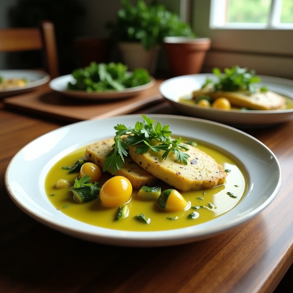 Curry Verde Cremoso de Pavo y Verduras: Receta Tailandesa Fácil y Aromática en 30 Minutos