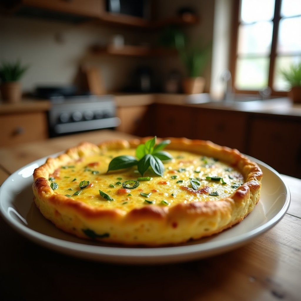 Frittata de Calabacín y Queso de Cabra al Horno: Receta Jugosa, Fácil y Perfecta para Cualquier Momento