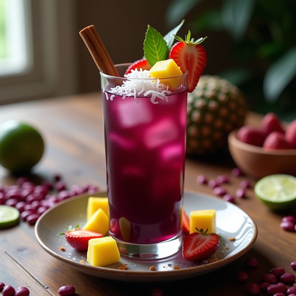 Mazamorra Morada Peruana: Receta Tradicional con Maíz Morado y Frutas