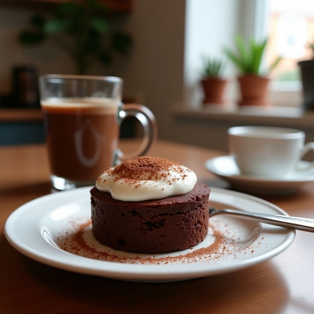 Mug Cake de Chocolate Saludable al Microondas en 5 Minutos: Esponjoso, sin Azúcar y Rico en Proteína
