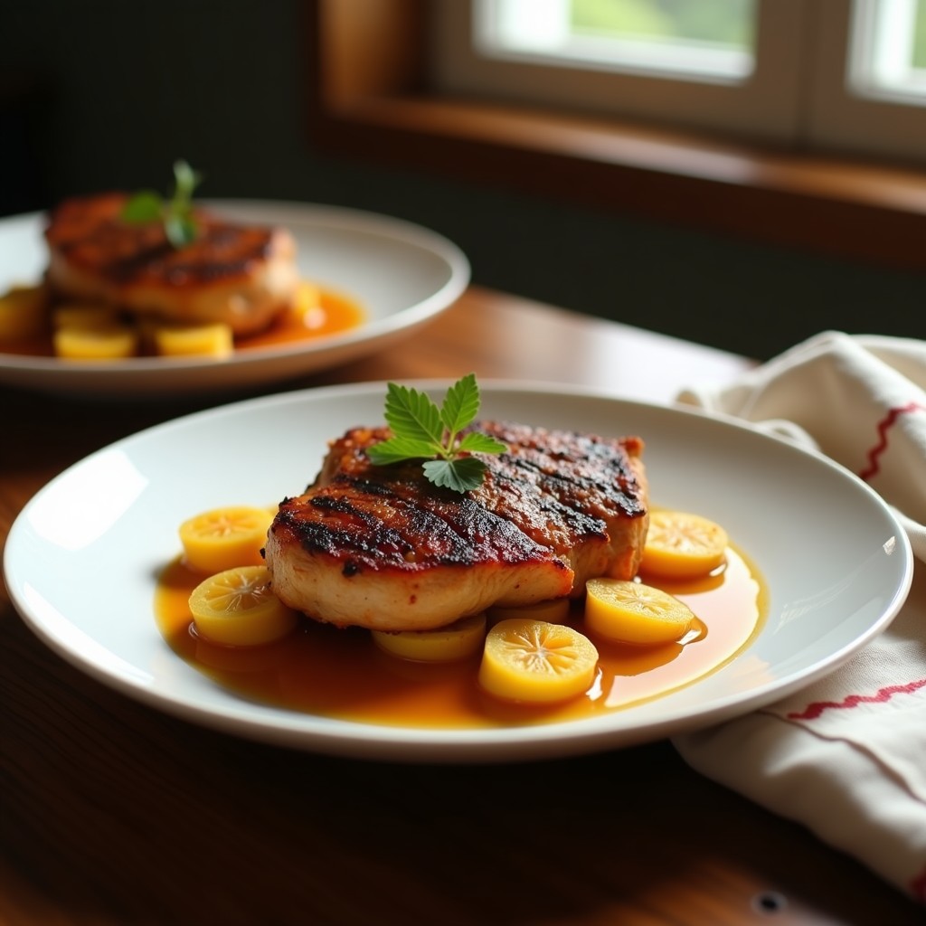 Pollo Asado a la Mostaza y Miel con Papas al Romero: Receta Jugosa y Fácil al Horno