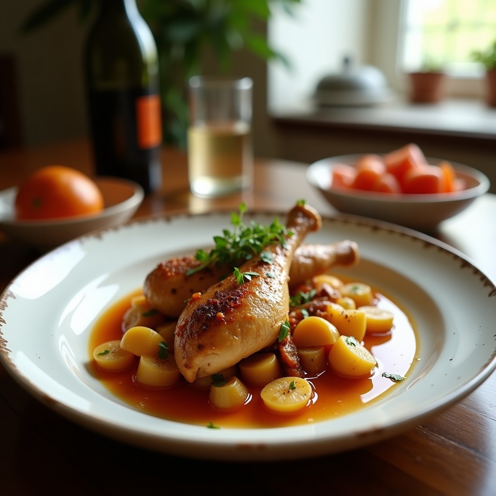 Pollo con Salsa de Champiñones y Jerez: Receta Cremosa y Fácil en 30 Minutos