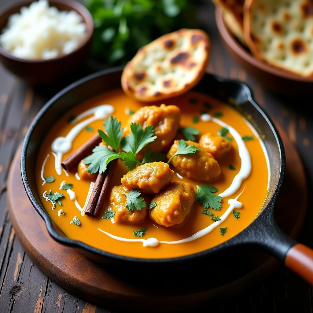 Pollo al Curry Masala Cremoso: Receta India Fácil y Aromática en 30 Minutos