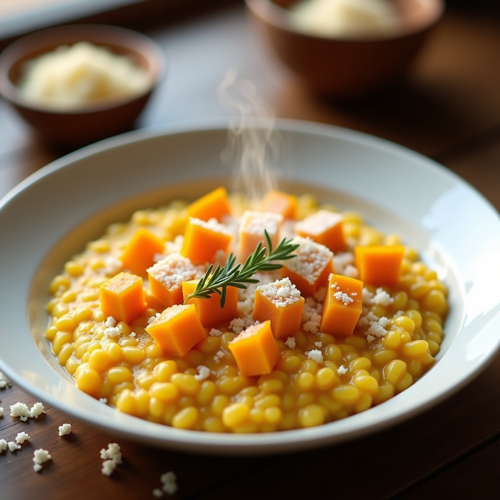 Risotto de Calabaza y Azafrán: Receta Cremosa en Thermomix sin Esfuerzo