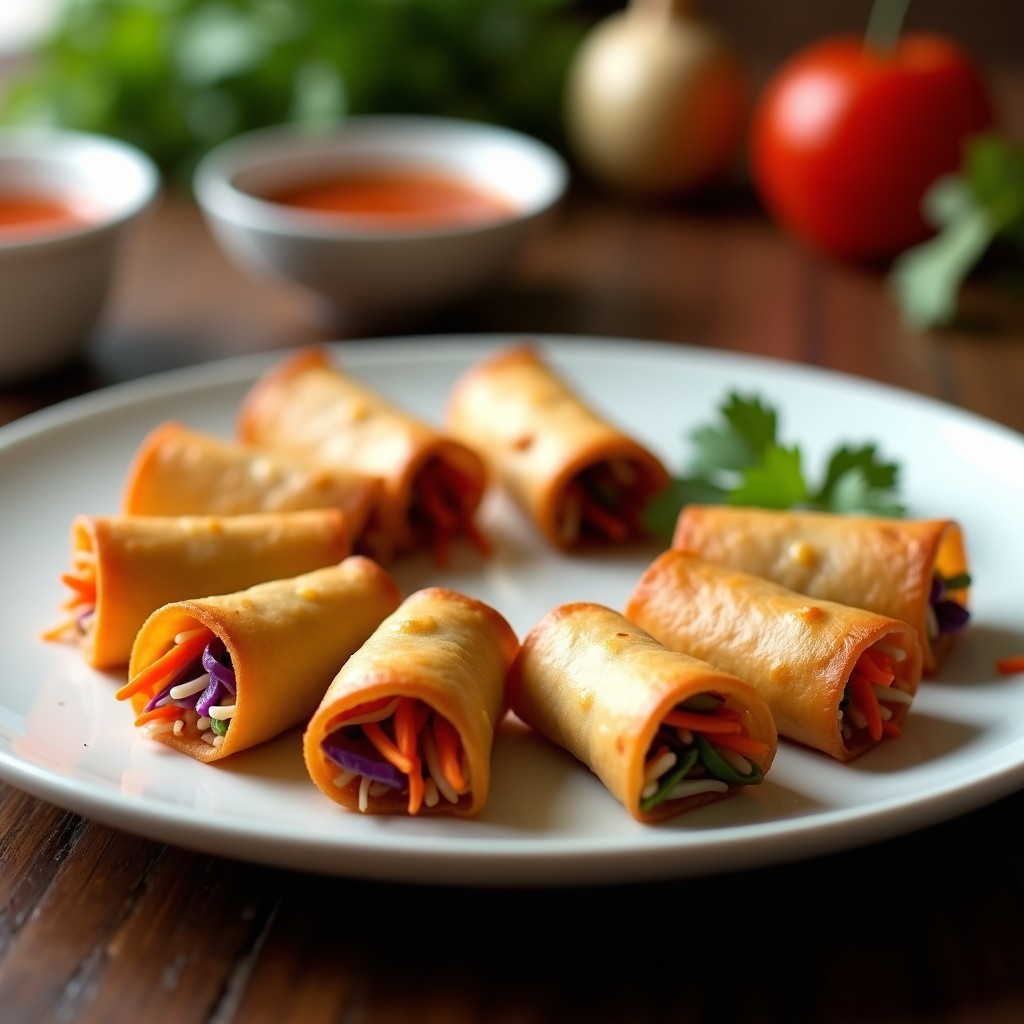 Rollitos de Primavera Veganos: Receta Crujiente en Airfryer sin Aceite