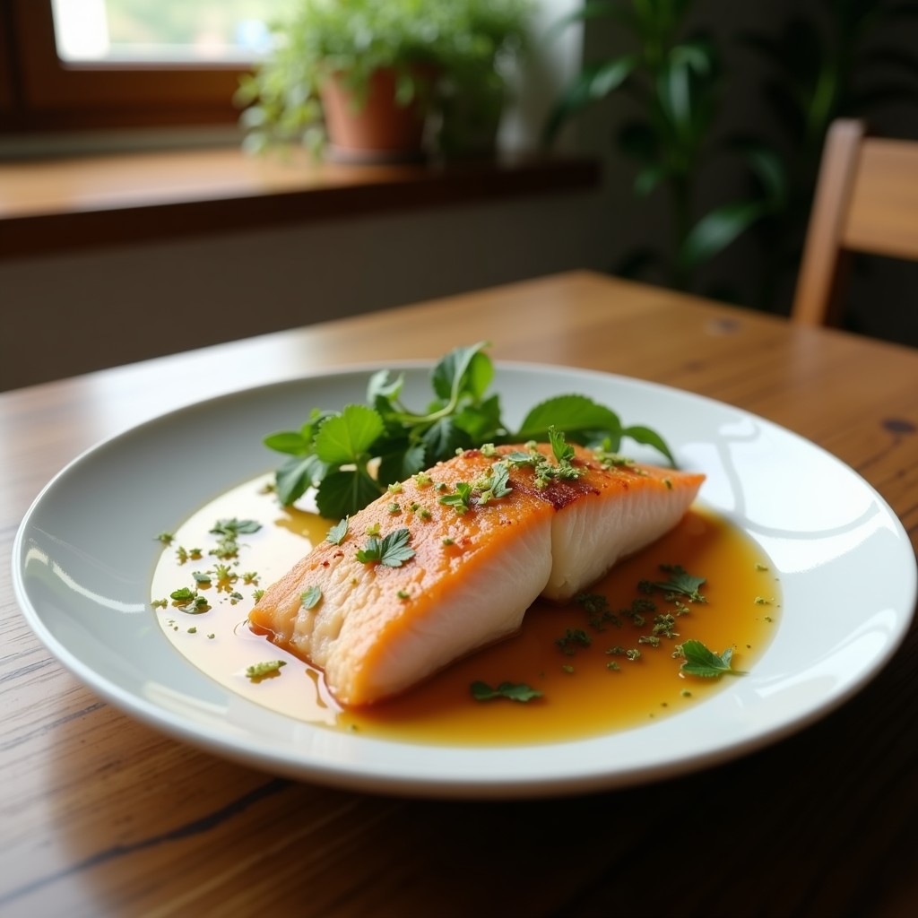 Salmón al Horno con Corteza de Pistacho y Miel: Receta Fácil, Elegante y Llena de Sabor