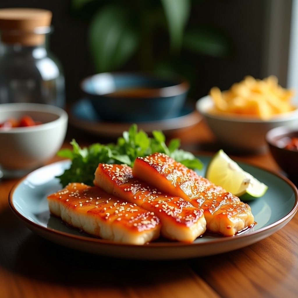 Salmón Teriyaki con Sésamo en Airfryer: Receta Japonesa Fácil, Jugosa y Llena de Umami en 15 Minutos