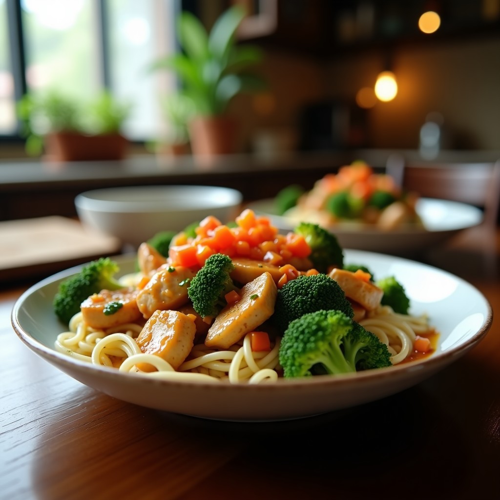Salteado de Pollo y Brócoli con Salsa de Ostras y Anacardos: Receta China Fácil en 20 Minutos