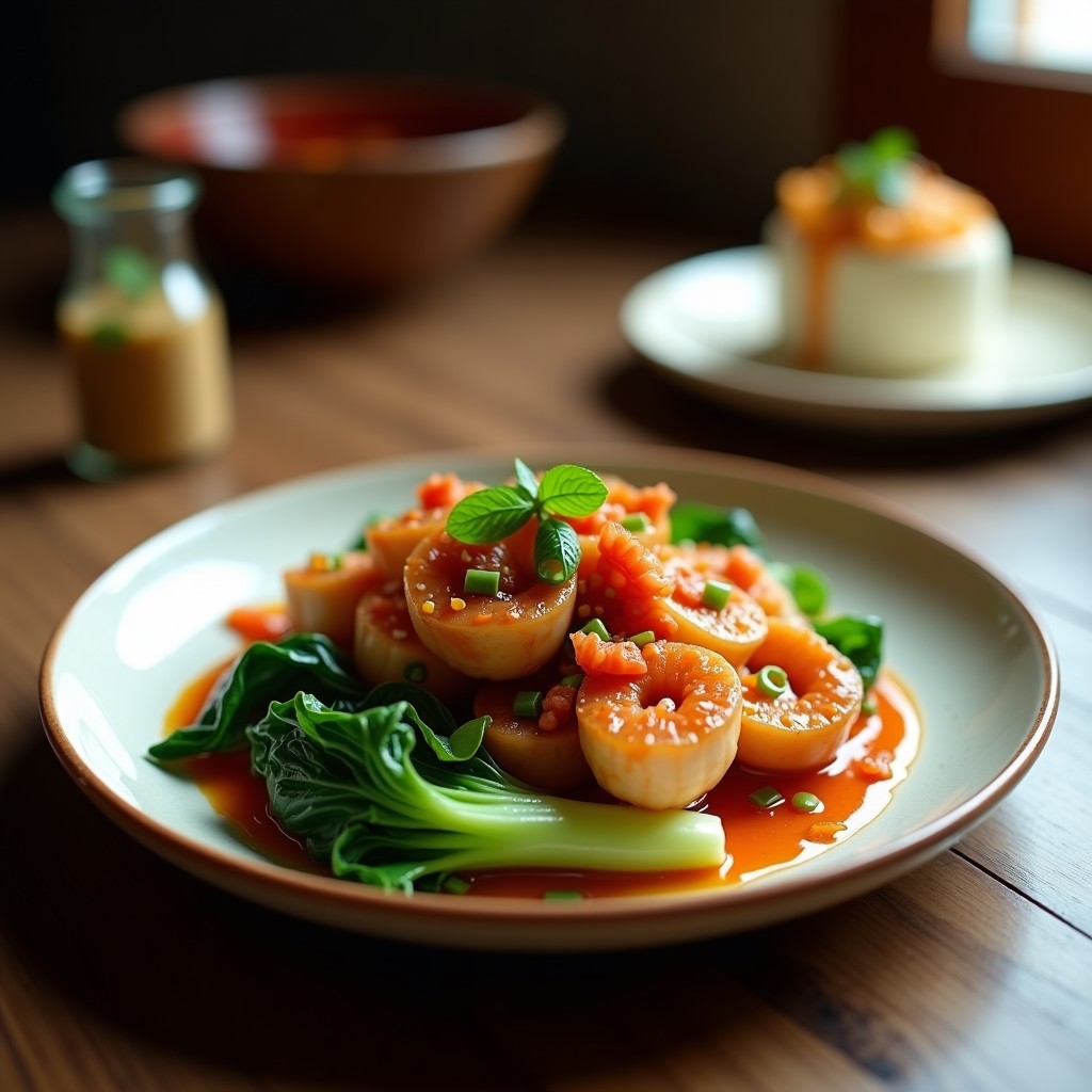 Salteado Rápido de Ternera y Pak Choi con Salsa de Jengibre y Sésamo: Receta China Fácil en 20 Minutos