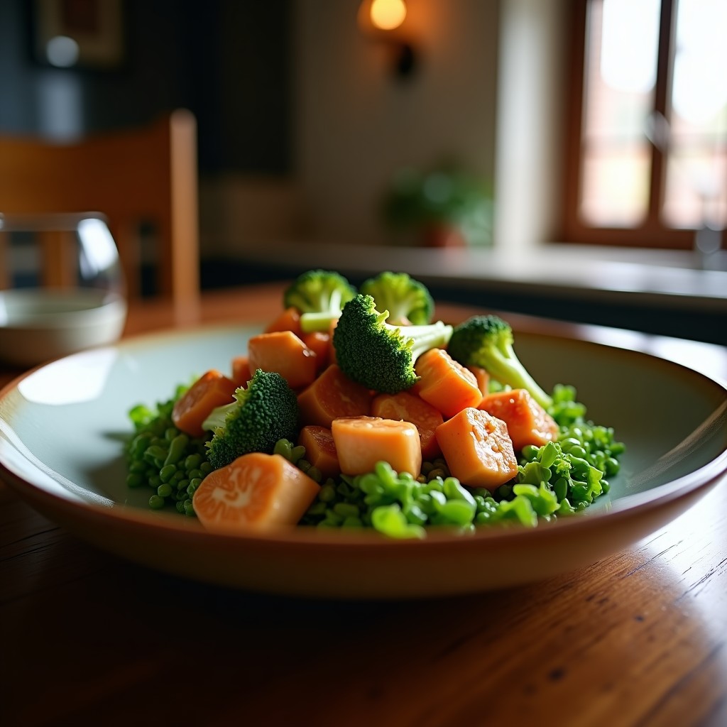 Salteado Rápido de Pollo y Brócoli con Salsa de Jengibre y Soja: Receta China Fácil en 20 Minutos