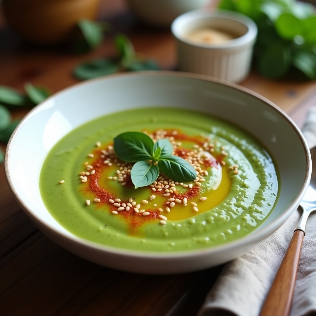 Sopa Crema de Espinacas y Garbanzos: Receta en Thermomix Alta en Hierro y Proteína
